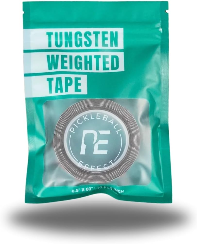 Tungsten Weighted Tape 匹克球拍專用配重鎢膠帶 | 專業玩家的高性能首選 1g/.05g| Pickleball Effect