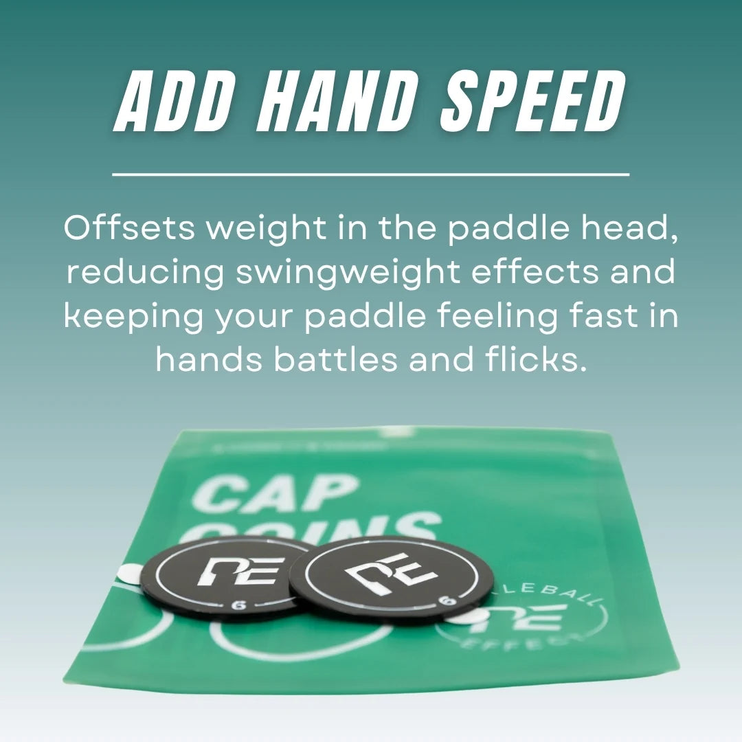 Cap Coins 專業匹克球拍配重塊｜提升手速、抵消拍頭重感，網前控制首選 | 台灣匹克球專賣PicklePickle