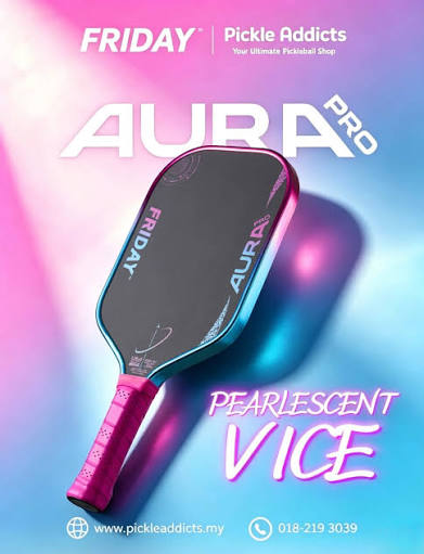 【夏日限定】AURA PRO Elongated 夏日限定色 Creamsicle/TPS/Vice | Friday Pickle星期五匹克球 美國高性價比PPA 世界頂尖球星也在用的球拍| 台灣匹克球專賣PicklePickle